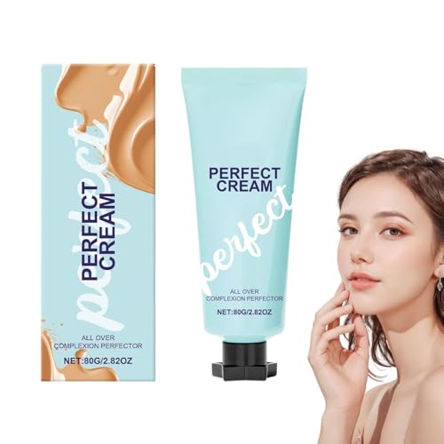 Perfektionierender Teint, Feuchtigkeitsspendende Foundation mit voller Deckkraft, Langanhaltende CC-Creme-Foundation, Wasserfeste und wischfeste Hauttönung Perfektionierender Teint, Feuchtigkeitsspendende Foundation mit voller Deckkraft, Langanhaltende CC-Creme-Foundation, Wasserfeste und wischfeste Hauttönung von ZGYCHZY