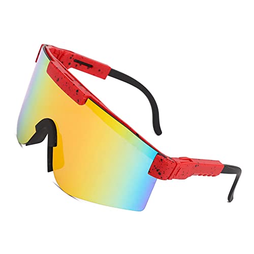 ZHABAO Polarisierte Sport-Sonnenbrille für Männer und Frauen, coole Sonnenbrille für Outdoor Baseball Radfahren Laufen Fischen (E10) von ZHABAO