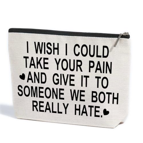 ZHAMEN Get Well Soon Gifts for Women Break Up Makeup Bag Encouragement Gifts Makeup Pouch Surgery Recovery Gifts for Women Sorry for Your Loss Gifts Cosmetic Travel Bag, Mehrfarbig0576, 10.5"x 7"x von ZHAMEN