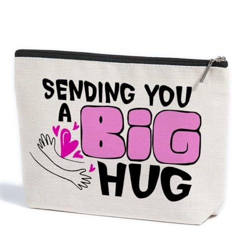 ZHAMEN Get Well Soon Gifts for Women Makeup Bag Thinking of You Gifts for Women Makeup Pouch Sympathy Gift Friendship Gifts for Best Friends Mom Coworkers Besties Sister Cosmetic Travel Bag, von ZHAMEN