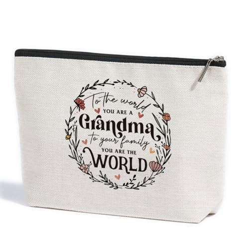 ZHAMEN Make-up-Tasche für Mütter, Oma, Großmutter, Gigi, Mimi, Krankenschwester, Lehrer, Geschenk für Frauen, Geburtstag, Mehrfarbig 0957, 10.5"x 7"x 2.5" von ZHAMEN