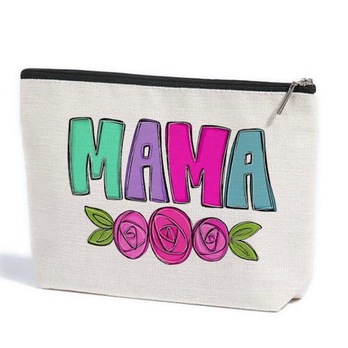 ZHAMEN Make-up-Tasche für Mütter, Oma, Großmutter, Gigi, Mimi, Mädchen, Lehrer, Geschenke, Make-up-Tasche für Frauen, zum Geburtstag, Mehrfarbig 0967, 10.5"x 7"x 2.5" von ZHAMEN