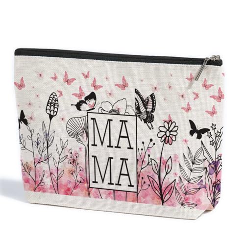 ZHAMEN Make-up-Tasche für Mütter, Oma, Großmutter, Gigi, Mimi, Mädchen, Lehrer, Geschenke, Make-up-Tasche für Frauen, zum Geburtstag, Mehrfarbig 0987, 10.5"x 7"x 2.5" von ZHAMEN