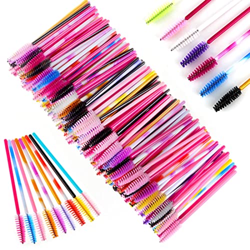 Wimpernbürsten Einweg Mascara Bürstchen, Wimpernbürste Mehrfarbig, 200 Stück Wimpernbürsten Einweg Mascara Bürstchen, Wimpernbürste Mehrfarbig, 200 Stück von ZHANChen