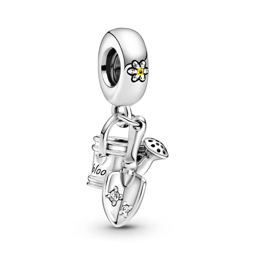 ZHANGCHEN 925 Sterling Silber Spring Charm, Gießkanne und Kelle, passend für Pandora, Anhänger Armband, Halskette, Sterling Silber Schmuckherstellung von ZHANGCHEN