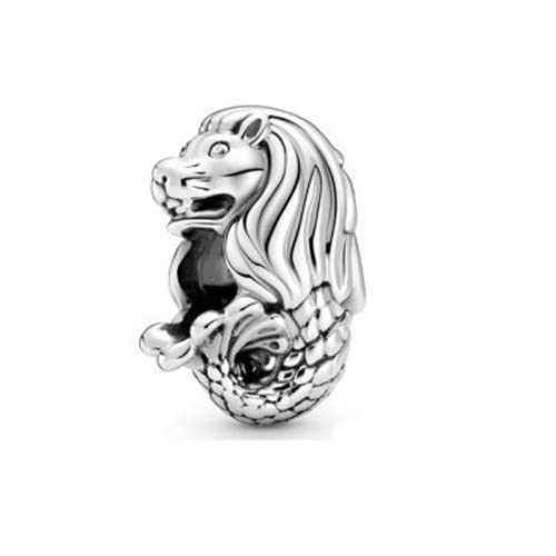 ZHANGCHEN Singapore Merlion Charms Beads Fit Original Pandora Charm Armband für DIY Schmuckherstellung Geschenk von ZHANGCHEN