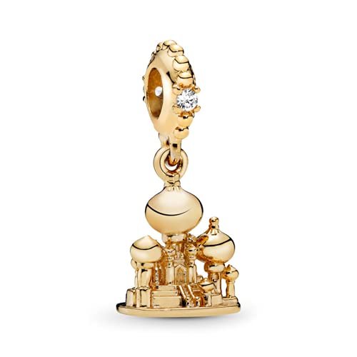 ZHANGCHEN Vergoldete Perlen Aladdin Agrabah Castle Charms Moschee Fit Original Pandora Armbänder Frauen SCHMUCK DIY SELBST von ZHANGCHEN