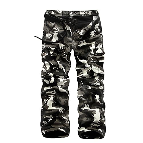 ZHANGHY Taktische Herren-Winterhose, wasserabweisend, Ripstop-Fleece-Cargohose, Thermo-Wanderhose, Arbeitshose, Outdoor-Bekleidung, C, Medium von ZHANGHY