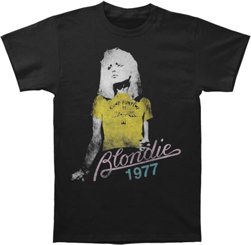 Blondie Men's 1977 Slim Fit T-Shirt Large Black(Medium) von ZHAO41XIONG