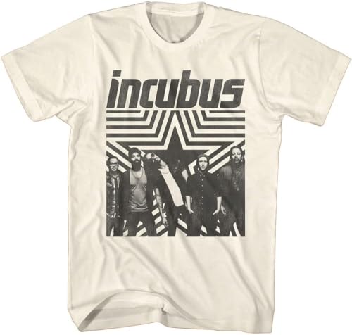 Incubus T Band Photo Star Mens Short Sleeve T-Shirt 90s Music Vintage Style Graphic Tees(Small) von ZHAO41XIONG