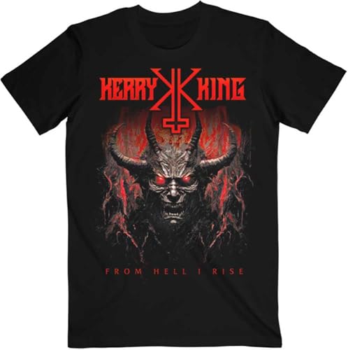 Kerry King from Hell I Rise Cover T Shirt(X-Large) von ZHAO41XIONG