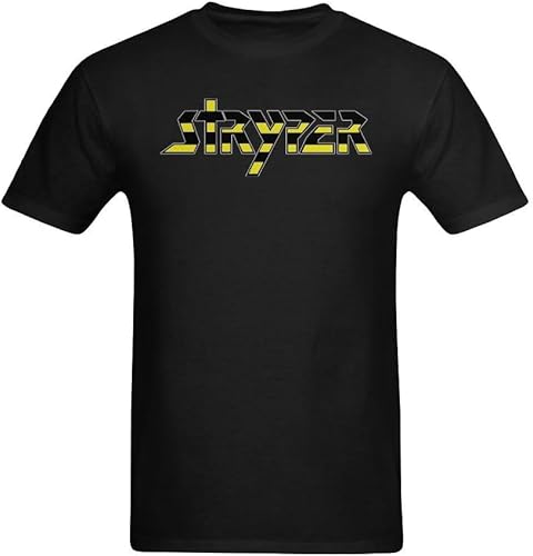 Men's Stryper Yellow and Black Letters Design T Shirt(XX-Large) von ZHAO41XIONG
