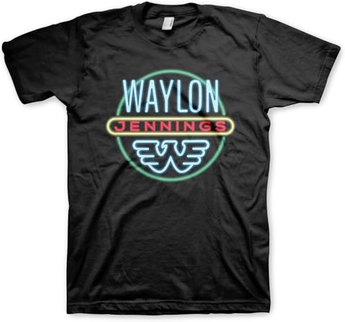 Waylon Jennings Neon T-Shirt(Small) von ZHAO41XIONG