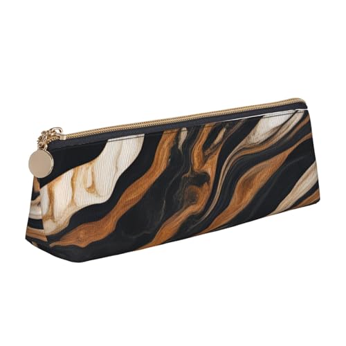 Abstrakte Marmor Steindruck PVC Geldbörse Geld Tasche Make-up Tasche Tasche Reißverschluss Bürobedarf Frauen Männer, Weiß, One Size, Weiß, One Size, Einfach von ZHAOLQ