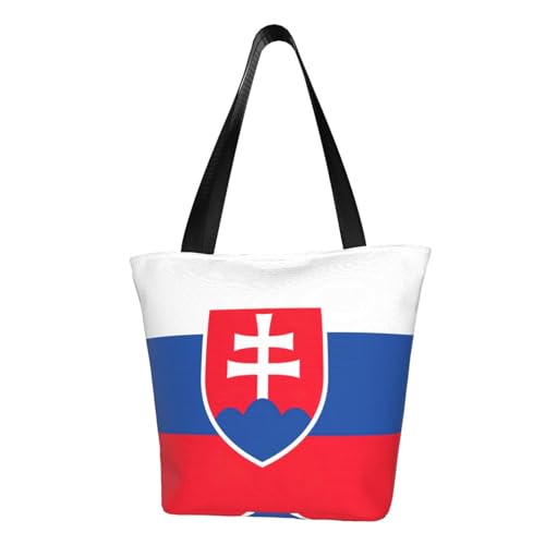 ZHAOLQ Leichte Schultertasche mit Flagge der Slowakei, für Sommerausflüge, Reisen, Wandern, Arbeit, Freizeit ZHAOLQ Leichte Schultertasche mit Flagge der Slowakei, für Sommerausflüge, Reisen, Wandern, Arbeit, Freizeit von ZHAOLQ