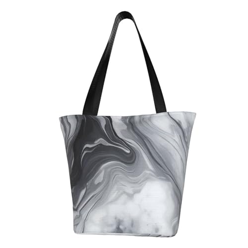 ZHAOLQ Leichte Schultertasche mit abstrakter Marmor-Tinte, für Sommerausflüge, Reisen, Wandern, Arbeit, Freizeit ZHAOLQ Leichte Schultertasche mit abstrakter Marmor-Tinte, für Sommerausflüge, Reisen, Wandern, Arbeit, Freizeit von ZHAOLQ