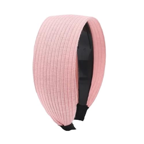 Stirnband 2 stücke Breite Krempe Stirnband frauen Kurzes Haar Einfache Haar Clip Abdeckung Grau Haar Temperament Haar Drücken Kopfbedeckung Winter Stirnband(Pink) von ZHAOQIN