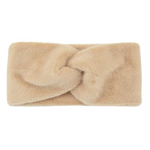 Stirnband 2 stücke Stricken Kreuz Breite Stirnbänder Winter Ohr Wärmer Weiche Headwrap Turban for Frauen Mädchen Haar Zubehör Winter Stirnband(Yellow) von ZHAOQIN