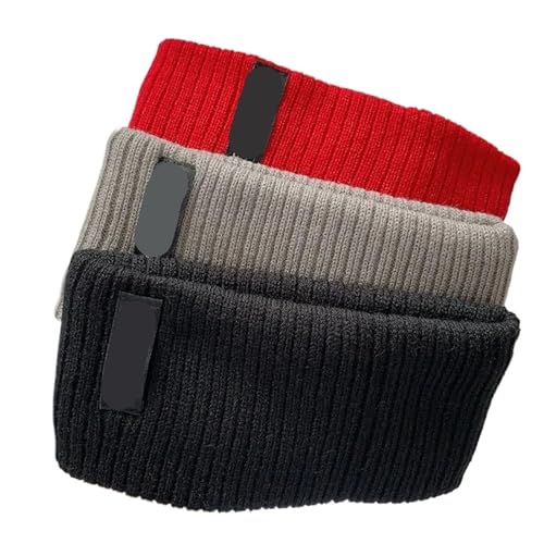 Stirnband 3 stücke Frauen Gestrickte Sport Stirnband Winter Warme Breite Stirnband Headwrap Mädchen Einfarbig Elastische Sport Haar Bands Kopfbedeckung Winter Stirnband(Dark-3pcs) von ZHAOQIN