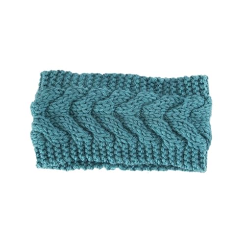 Stirnband 3 stücke Frauen Stirnband Einfarbig Elastische Haar Bands Twisted Gestrickte Turban Headwrap Winter Mädchen Haarband Haar Zubehör Winter Stirnband(Green C) von ZHAOQIN