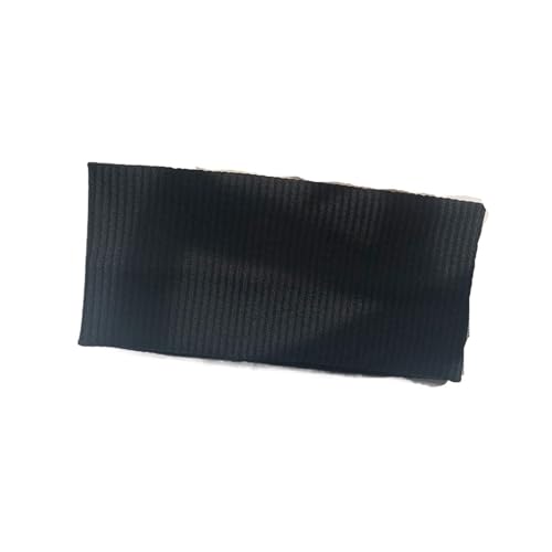 Stirnband 3 stücke Herbst Winter Breite Seite Gestrickte Stirnband for Frauen Mädchen Einfache Universelle Einfarbig Gesicht Waschen Yoga Sport Elastische haar Bands Winter Stirnband(Black) von ZHAOQIN