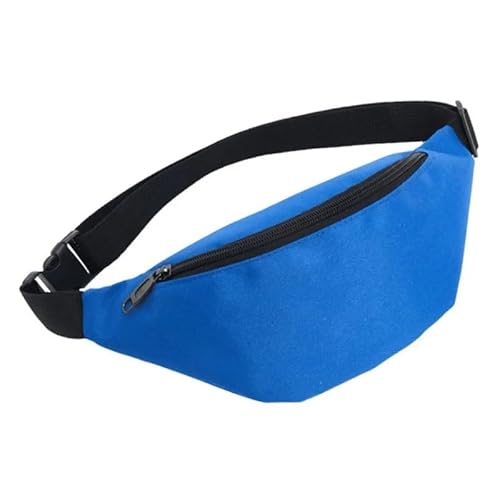Bauchtasche Männer Taille Tasche Pack Geldbörse Casual Große Gürtel Tasche Beutel Frauen Reisetasche Fanny Hüfte Tasche(Blue) von ZHAOSHIXU