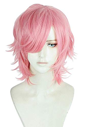 ZHAOSJ Kurze geschichtete rosa Yuri Ayato Cosplay-Perücke mit Pony für Frauen-Halloween-Kostüm ZHAOSJ Kurze geschichtete rosa Yuri Ayato Cosplay-Perücke mit Pony für Frauen-Halloween-Kostüm von ZHAOSJ