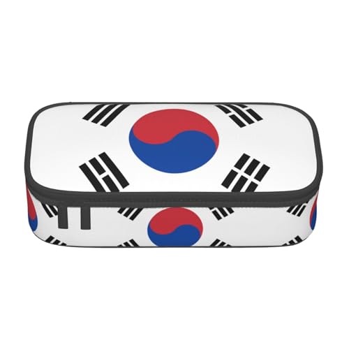 ZHAOUR Federmäppchen mit Flagge der Tschechischen Republik Volldruck Design - Mehrzweck-Organizer - strapazierfähiges Oxford-Gewebe, mehrere Fächer, Flagge der Republik Korea, Einheitsgröße ZHAOUR Federmäppchen mit Flagge der Tschechischen Republik Volldruck Design - Mehrzweck-Organizer - strapazierfähiges Oxford-Gewebe, mehrere Fächer, Flagge der Republik Korea, Einheitsgröße von ZHAOUR