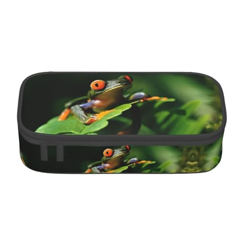 ZHAOUR Federmäppchen mit Flagge der Tschechischen Republik Volldruck Design - Mehrzweck-Organizer - strapazierfähiges Oxford-Gewebe, mehrere Fächer, Friedensfroschbaum, Einheitsgröße, Schulranzen ZHAOUR Federmäppchen mit Flagge der Tschechischen Republik Volldruck Design - Mehrzweck-Organizer - strapazierfähiges Oxford-Gewebe, mehrere Fächer, Friedensfroschbaum, Einheitsgröße, Schulranzen von ZHAOUR