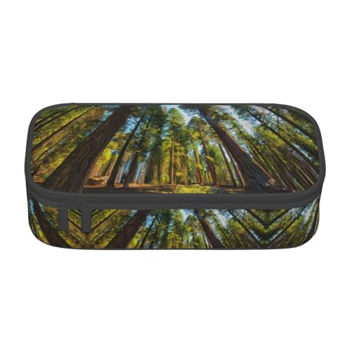 ZHAOUR Federmäppchen mit Flagge der Tschechischen Republik Volldruck Design - Mehrzweck-Organizer - strapazierfähiges Oxford-Gewebe, mehrere Fächer, Nature Cedar, Einheitsgröße, Schulranzen von ZHAOUR