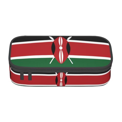 ZHAOUR Federmäppchen mit Kuhmuster, Volldruck-Design, Mehrzweck-Organizer, strapazierfähiges Oxford-Gewebe, mehrere Fächer, Flagge von Kenia, Einheitsgröße, Schulranzen ZHAOUR Federmäppchen mit Kuhmuster, Volldruck-Design, Mehrzweck-Organizer, strapazierfähiges Oxford-Gewebe, mehrere Fächer, Flagge von Kenia, Einheitsgröße, Schulranzen von ZHAOUR