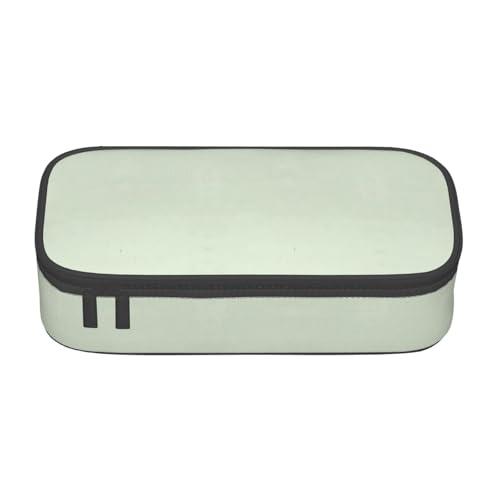 ZHAOUR Federmäppchen mit Wüstensand Camel Volldruck Design - Mehrzweck-Organizer - strapazierfähiges Oxford-Gewebe, mehrere Fächer, Light Bean Green, Einheitsgröße, Schulranzen von ZHAOUR