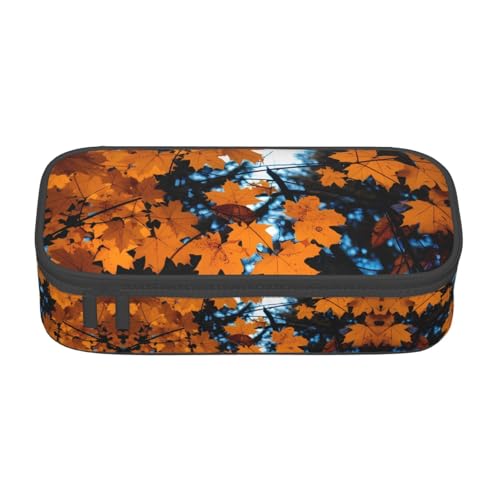 ZHAOUR Federmäppchen mit farbigem Gemälde, Volldruck-Design, Mehrzweck-Organizer, strapazierfähiges Oxford-Gewebe, mehrere Fächer, Blätter Herbstbaumzweige, Einheitsgröße, Schulranzen ZHAOUR Federmäppchen mit farbigem Gemälde, Volldruck-Design, Mehrzweck-Organizer, strapazierfähiges Oxford-Gewebe, mehrere Fächer, Blätter Herbstbaumzweige, Einheitsgröße, Schulranzen von ZHAOUR