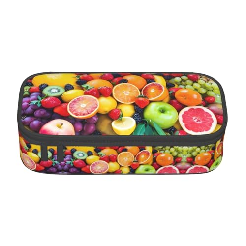 ZHAOUR Federmäppchen mit farbigem Gemälde, Volldruck-Design, Mehrzweck-Organizer, strapazierfähiges Oxford-Gewebe, mehrere Fächer, Frische Früchte, Einheitsgröße, Schulranzen ZHAOUR Federmäppchen mit farbigem Gemälde, Volldruck-Design, Mehrzweck-Organizer, strapazierfähiges Oxford-Gewebe, mehrere Fächer, Frische Früchte, Einheitsgröße, Schulranzen von ZHAOUR