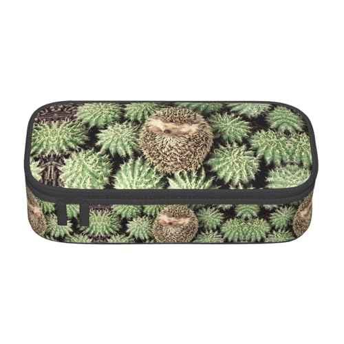 ZHAOUR Federmäppchen mit hellem Kastanienbraunem Volldruck-Design, Mehrzweck-Organizer, strapazierfähiges Oxford-Gewebe, mehrere Fächer, Igel-Kaktus, Einheitsgröße, Schulranzen ZHAOUR Federmäppchen mit hellem Kastanienbraunem Volldruck-Design, Mehrzweck-Organizer, strapazierfähiges Oxford-Gewebe, mehrere Fächer, Igel-Kaktus, Einheitsgröße, Schulranzen von ZHAOUR