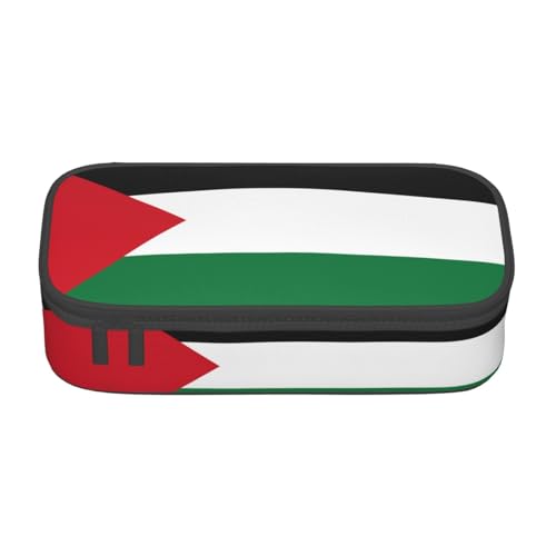 ZHAOUR Federmäppchen mit roten Vögeln, Stechpalmenbeerenzweigen, Volldruck-Design, Mehrzweck-Organizer, strapazierfähiges Oxford-Tuch, mehrere Fächer, Flagge des Staates Palästina, Einheitsgröße ZHAOUR Federmäppchen mit roten Vögeln, Stechpalmenbeerenzweigen, Volldruck-Design, Mehrzweck-Organizer, strapazierfähiges Oxford-Tuch, mehrere Fächer, Flagge des Staates Palästina, Einheitsgröße von ZHAOUR