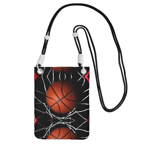 ZHAOUR Schwarze Universal-Crossbody-Tasche – leichte Basketball-Druck-Geldbörse, perfekt zum Einkaufen und für Outdoor-Aktivitäten, Schwarz , Einheitsgröße ZHAOUR Schwarze Universal-Crossbody-Tasche – leichte Basketball-Druck-Geldbörse, perfekt zum Einkaufen und für Outdoor-Aktivitäten, Schwarz , Einheitsgröße von ZHAOUR