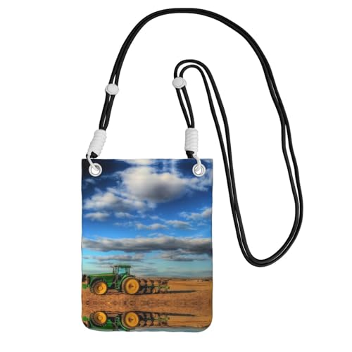 ZHAOUR Schwarze Universal-Crossbody-Tasche – leichte Fantasy-Farm-Traktor-Geldbörse, perfekt zum Einkaufen und für Outdoor-Aktivitäten, Schwarz , Einheitsgröße ZHAOUR Schwarze Universal-Crossbody-Tasche – leichte Fantasy-Farm-Traktor-Geldbörse, perfekt zum Einkaufen und für Outdoor-Aktivitäten, Schwarz , Einheitsgröße von ZHAOUR