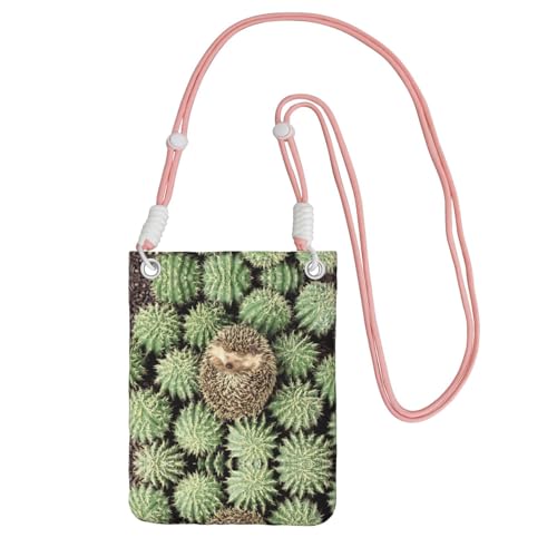 ZHAOUR Schwarze Universal-Crossbody-Tasche – leichte Igel-Kaktus-Geldbörse, perfekt zum Einkaufen und für Outdoor-Aktivitäten, rose, Einheitsgröße ZHAOUR Schwarze Universal-Crossbody-Tasche – leichte Igel-Kaktus-Geldbörse, perfekt zum Einkaufen und für Outdoor-Aktivitäten, rose, Einheitsgröße von ZHAOUR