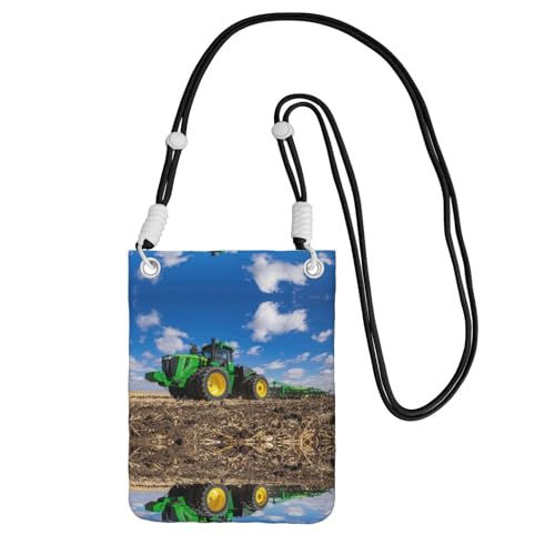ZHAOUR Schwarze Universal-Crossbody-Tasche – leichte Traktor-Farm-Geldbörse, perfekt zum Einkaufen und für Outdoor-Aktivitäten, Schwarz , Einheitsgröße ZHAOUR Schwarze Universal-Crossbody-Tasche – leichte Traktor-Farm-Geldbörse, perfekt zum Einkaufen und für Outdoor-Aktivitäten, Schwarz , Einheitsgröße von ZHAOUR