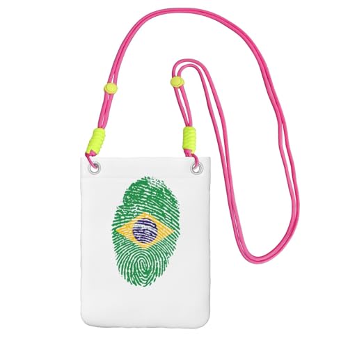 ZHAOUR Schwarze Universal-Crossbody-Tasche – leichte brasilianische Druck-Geldbörse, perfekt zum Einkaufen und für Outdoor-Aktivitäten, Fuchusia, Einheitsgröße ZHAOUR Schwarze Universal-Crossbody-Tasche – leichte brasilianische Druck-Geldbörse, perfekt zum Einkaufen und für Outdoor-Aktivitäten, Fuchusia, Einheitsgröße von ZHAOUR