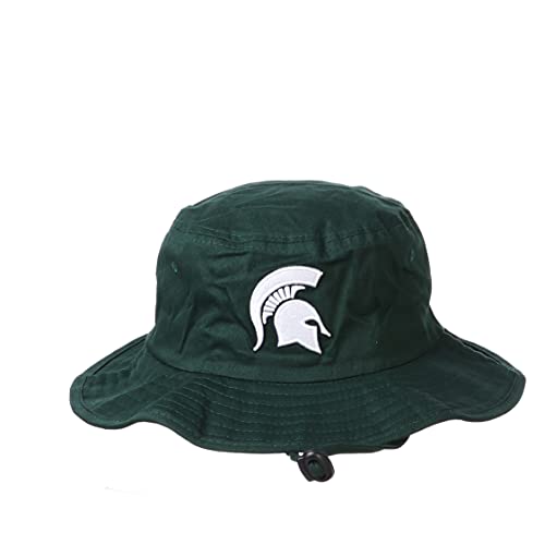 Zephyr NCAA Michigan State Spartans Mens Bucket Hat Trainer Team Color, Michigan State Spartans Forest Green, Large von ZHATS