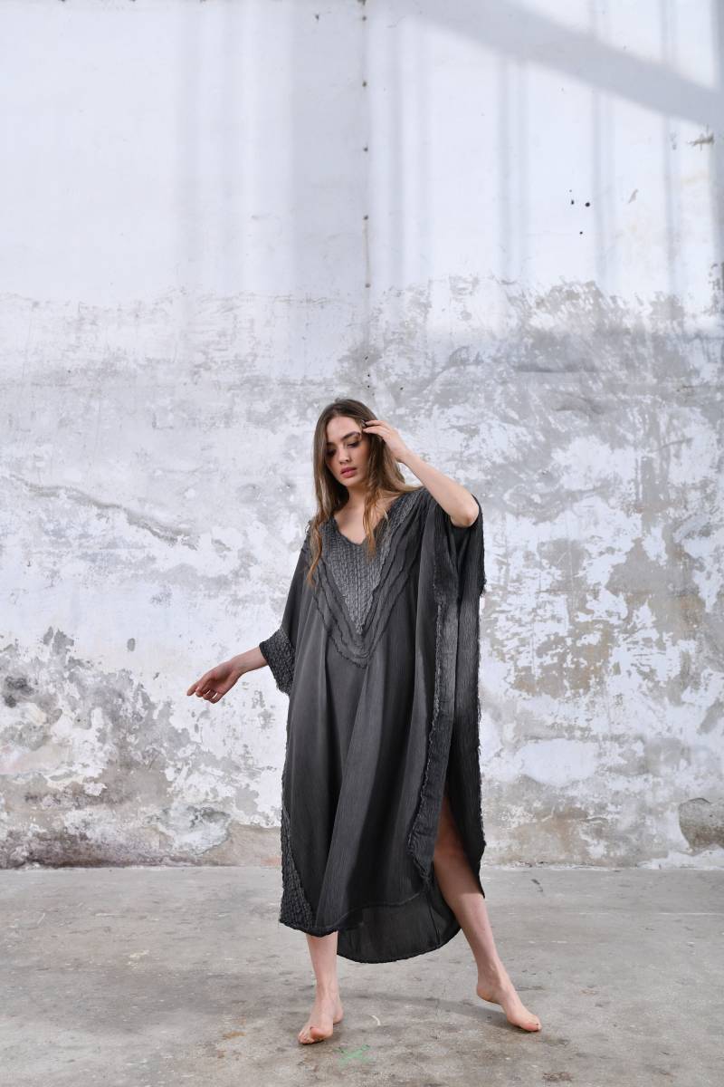 Womens Kaftan Kleid Göttinnen Nachhaltige Mode Boho Burningman Festival Brautjungfern von ZHENABIAShop