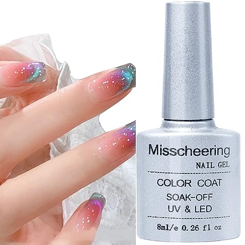 Katzenaugen Lackgel Bunt Reflektierend Universeller Nagellack Lack Maniküre Nagel UV Gel Zubehör Für Frauen Magnetischer Nagellack Nagelkunstzubehör Bunter Nagellack Nagellack Für Frauen von ZHENBYR