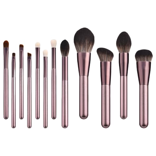12x Make-up Pinsel Set Basic Essential Pinsel Set Kosmetik Pinsel Vollgesicht Make Up Pinsel Lidschatten Pinsel Puderpinsel von ZHENNB