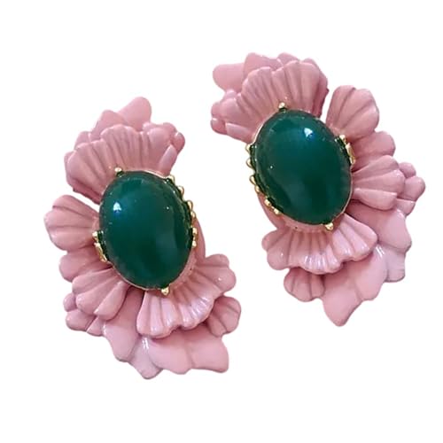 Blumenstollen Ohrringe Floralförmige Ohrstifte Trendy Vintage Inspirierter Schmuck Für Freizeitkleidung Und Partyaccessoires Mode Drop Ohrringe Für Tägliche Verschleiß von ZHENNB