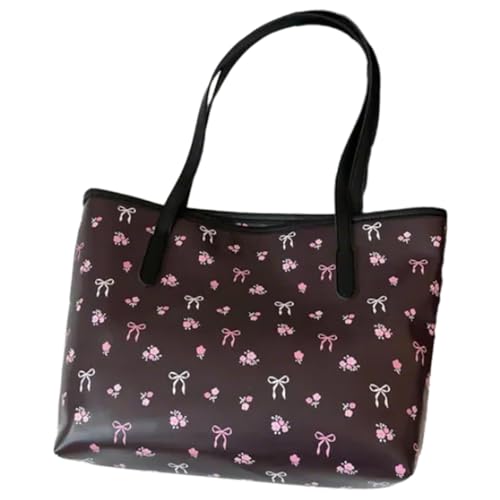 Elegante Bögen Achselbeutel Große Kapazität Schultertasche Satchel Achselbeutel Trendy Office Handtasche Für Frauen Und Mädchen Ästhetische Tasche von ZHENNB