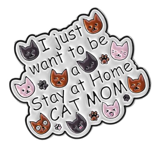 Entzückende Cartoon Katzen Briefabzeichen Kratzfeste Beschichtung Leichtes Zubehör Haustierbroschen Für Tägliche Outfits Süßer Kätzchenbriefschmuck von ZHENNB