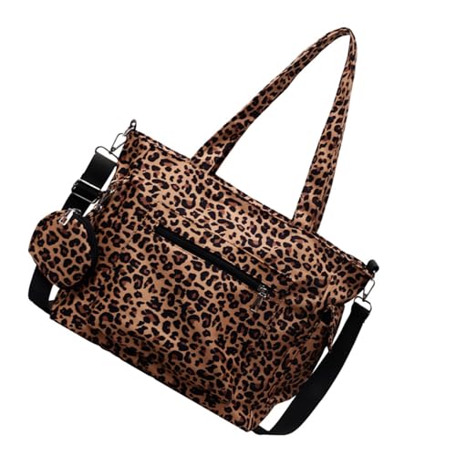 Frauen PU Leder Crossbody Bag Zebras Druckmessener Trendy Schulter Großer Kapazität Handtasche Pendeln Frauen Schulter Trendy Crossbody PU Leder Messenger Pendeln von ZHENNB