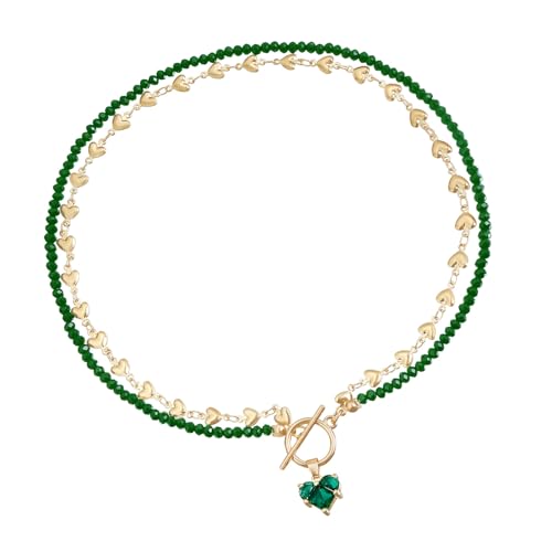 Legiert Zirkon Herzheife Halskette Designs Um Den Ausschnitt Für Alltägliche Freizeitkleidung Stilvolle Outfits Herz Zirkon Anhänger Halskette Zu Verbessern von ZHENNB